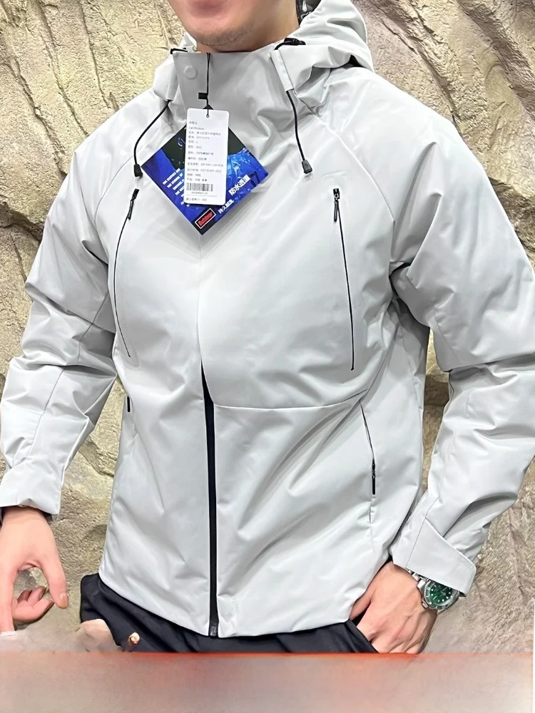 

Уличное софтшелл Jaet, мужское и женское хлопковое стеганое пальто, молодежное модное дышащее водонепроницаемое весенне-осеннее повседневное пальто