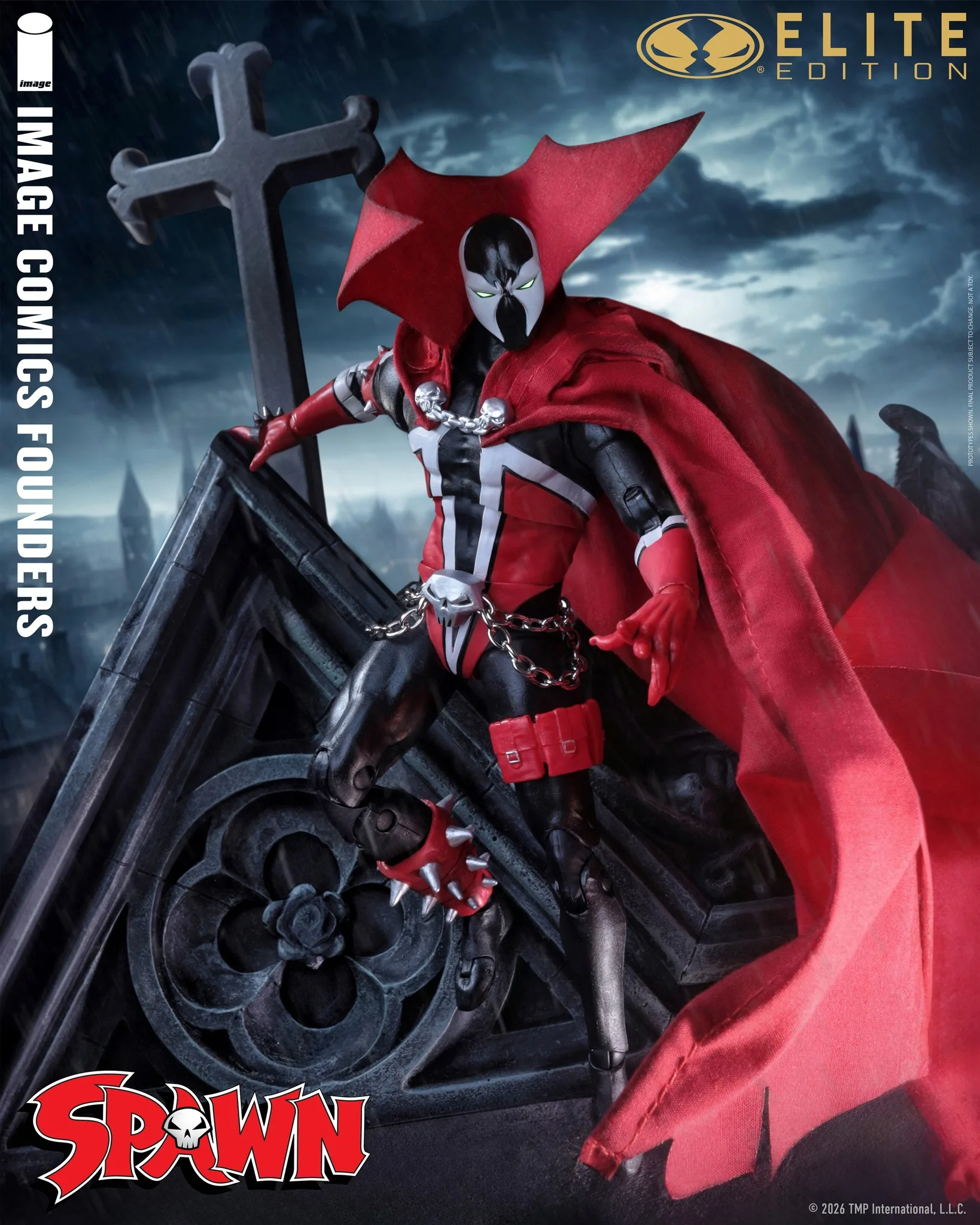McFarlane Toys SPAWN 18cm Action Figure 1/12 Scale Gold Label