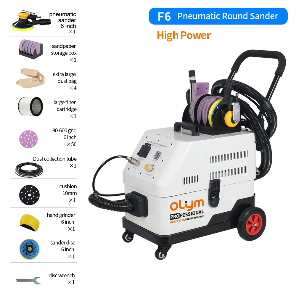 Manufacturer dust collector vacuum cleaner automobile dry sanding machine