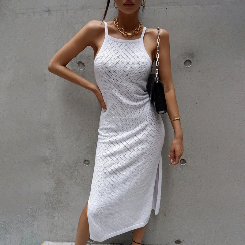 

Женское сексуальное прозрачное трикотажное платье с разрезом по бокам, пляжный прозрачный вязаный крючком купальник, накидка на бикини, женское платье