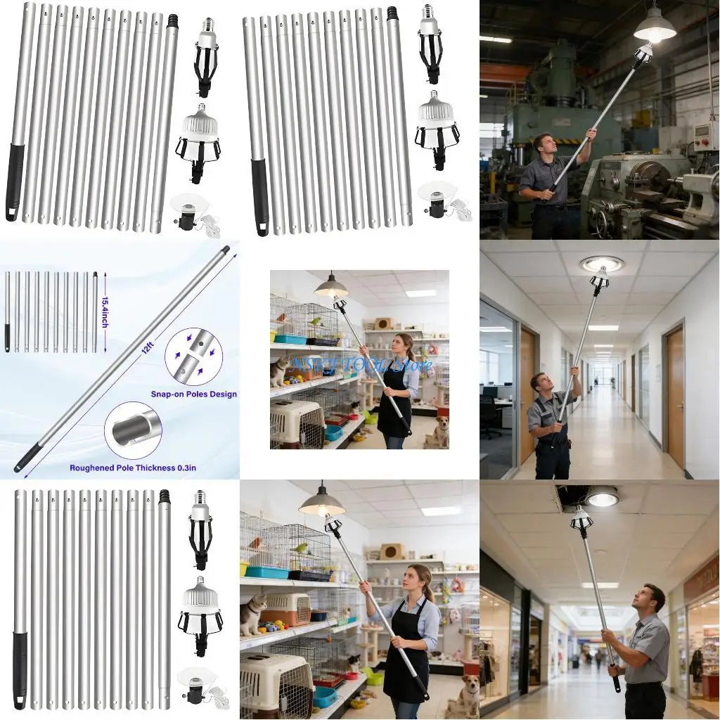 

L8RC Combination Tool For Altering Bulbs And Harvesting Fruits In Tall Locations