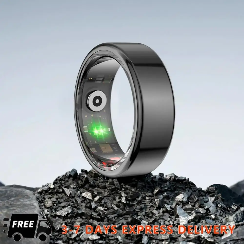 

R02 Smart Ring Фитнес-трекер Кольцо 5.0 Bluetooth-совместимый монитор сна IP68 и 5ATM Водонепроницаемый Носимый для Android для IOS