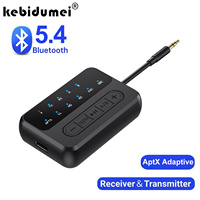 2-In-1 Wireless Audio Adapter Bluetooth 5.4 Receiver Transmitter 3.5mm AUX Support Aptx AAC SBC HD LLFor Car Speaker TV Airplane