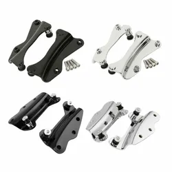 Kit de hardware de encaixe de 4 pontos para motocicleta para Harley Touring Road King Glide 2009-2013 2014-2024 cromado preto