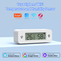 Tuya WiFi  Zigbee Temperature Humidity For Smart Home MiNi Thermometer Hygrometer APP Remote Work with Google Home Yandex Alexa