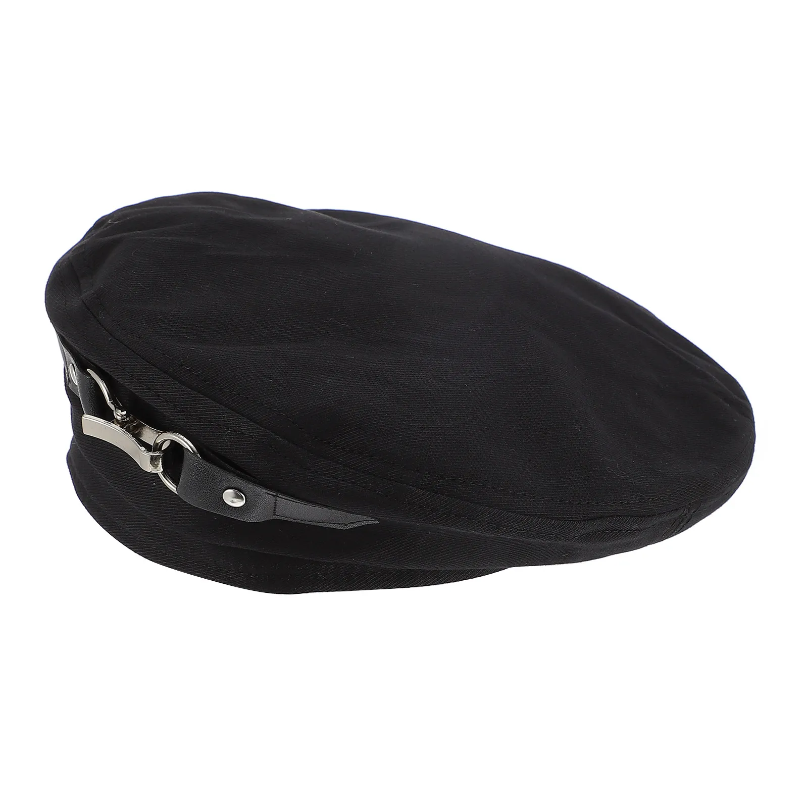 Vintage Beret Hat Women Autumn Winter Warm Fashionable Classic Buckle Decor Beret Hat Stylish Reusable Gift for Her