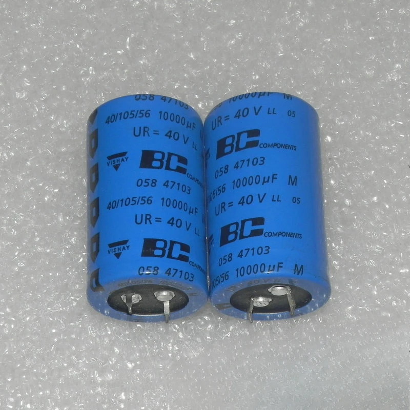 2 PZ/LOTTO BC Audio LL Tipo 40 V 10000 UF Febbre Filtraggio Condensatore Elettrolitico In Alluminio