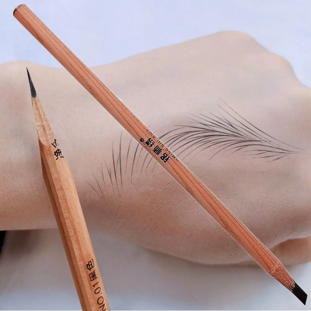 Hot Hard Microblading Wenkbrauw Pen Waterdicht Natuurlijke Wilde Wenkbrauwen Tint Enhancers Potlood Gemakkelijk aan te brengen Brow Definer Make-up