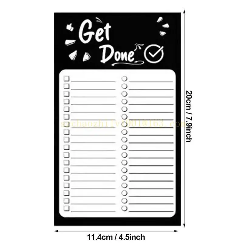 62KA 50 fogli da fare con magnete per frigorifero appiccicoso appuntamento pad pad bombardone uffici