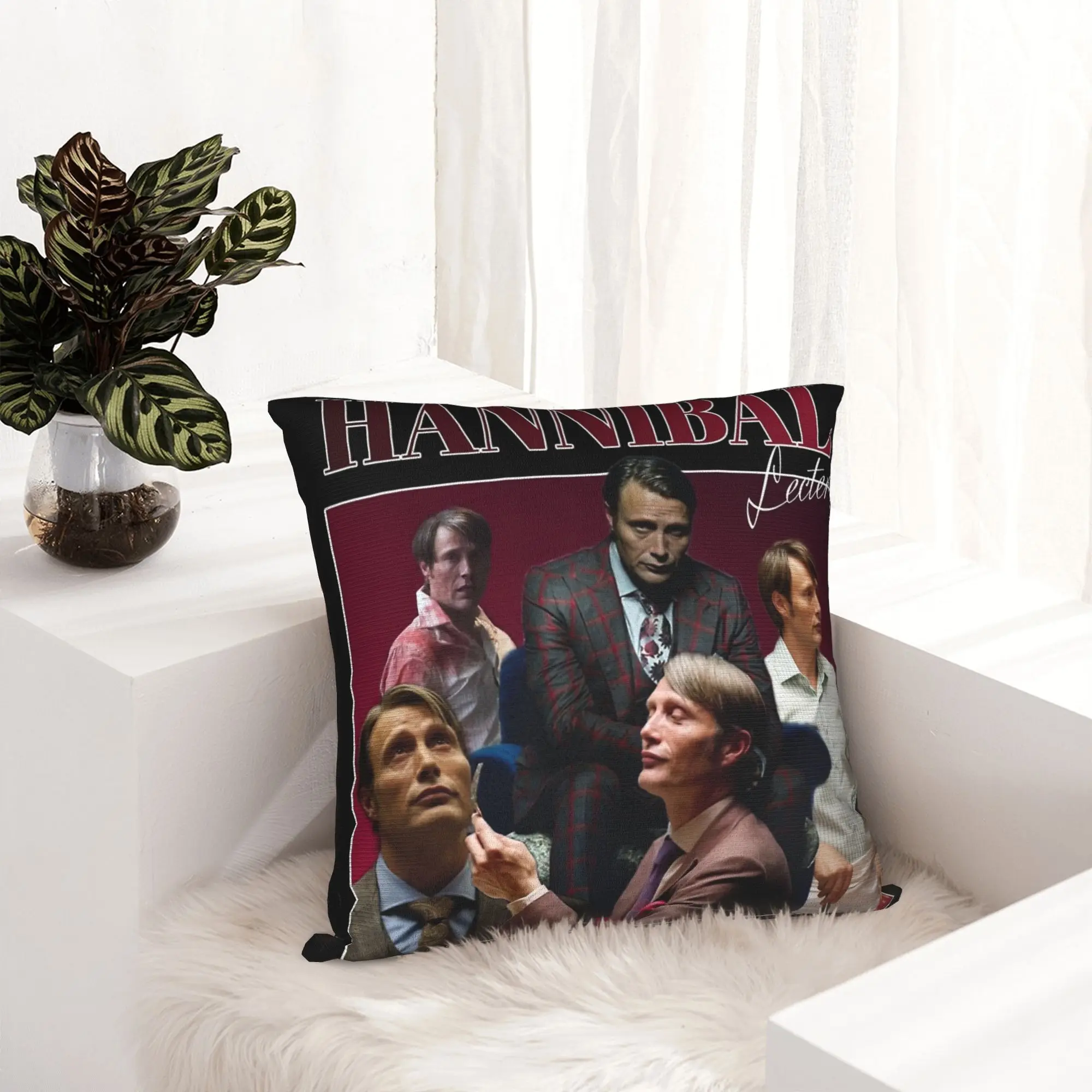 Hannibal Mads Mikkelsen Pillowcase Double-sided Printing Cushion Cover Decorations Throw Pillow Case Cover Home Wholesale 45*45