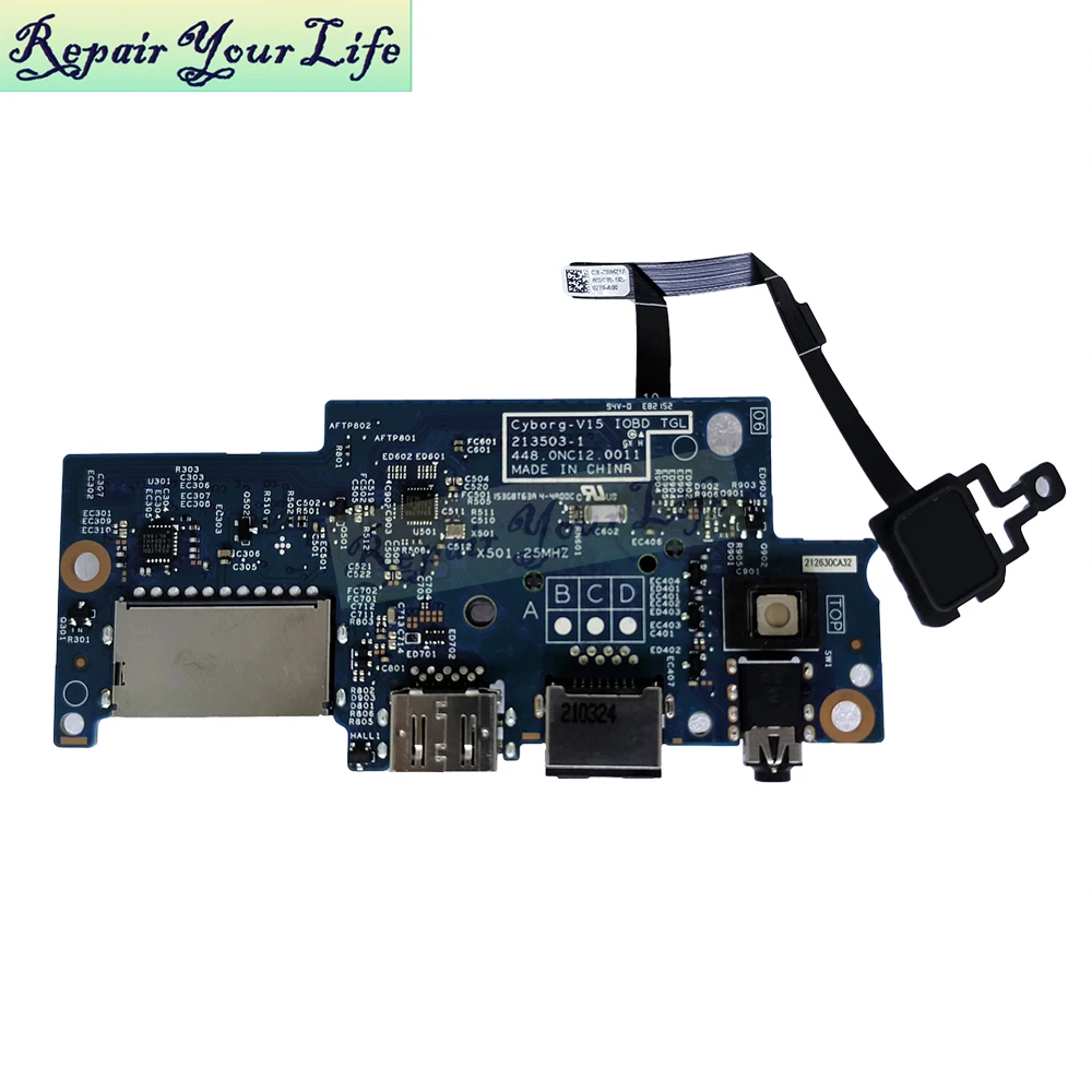 Laptop USB HDMI Board for Dell Inspiron 15 5510 5518 Vostro 5510 5515 Power Button Audio IO Board Cable 06NH0F 6NH0F 213503-1