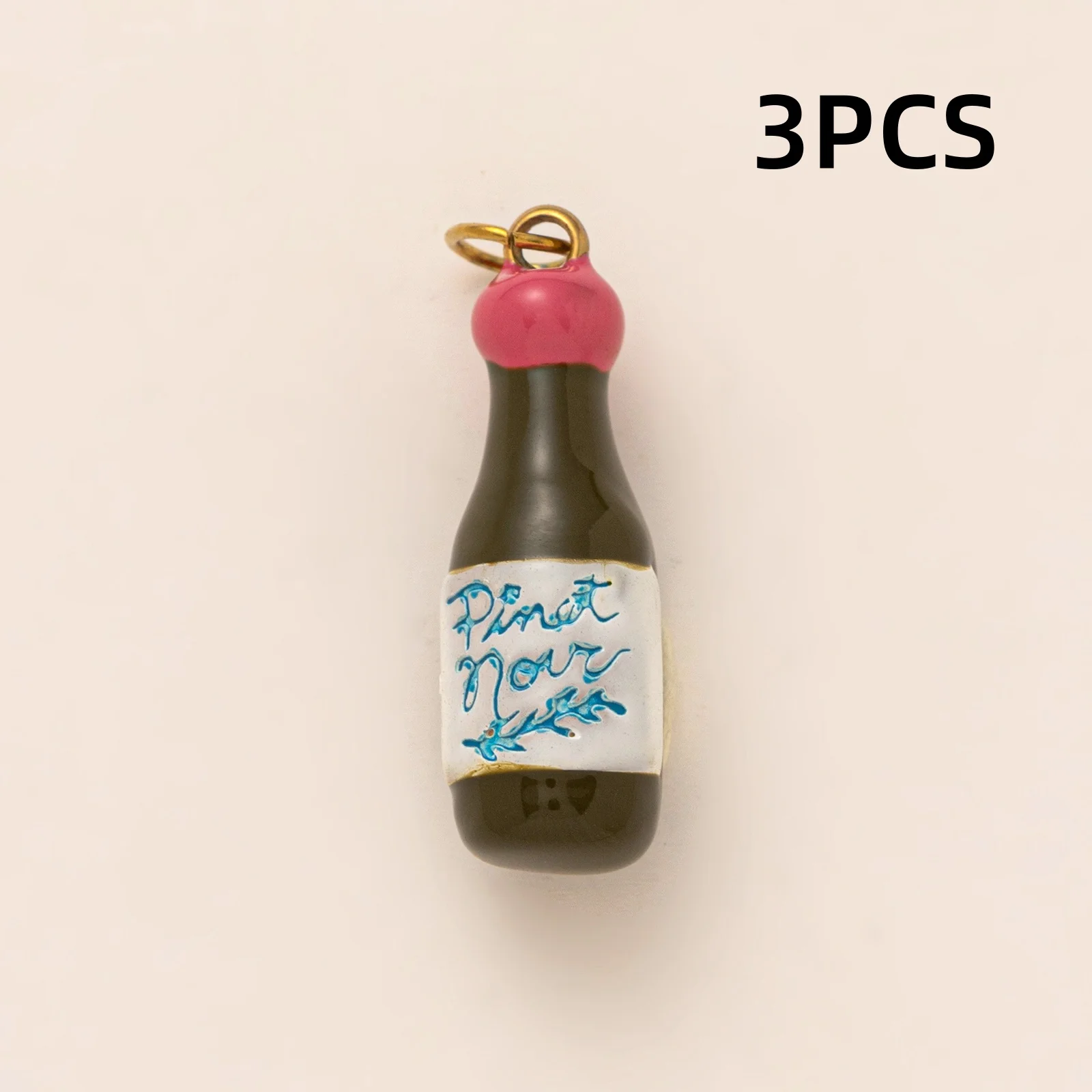 3 Stück Modische Neue Niedliche Affen-Wassermelonen-Mango-Granatapfel DIY Anhänger Charms für Schmuckherstellung – Detail 5