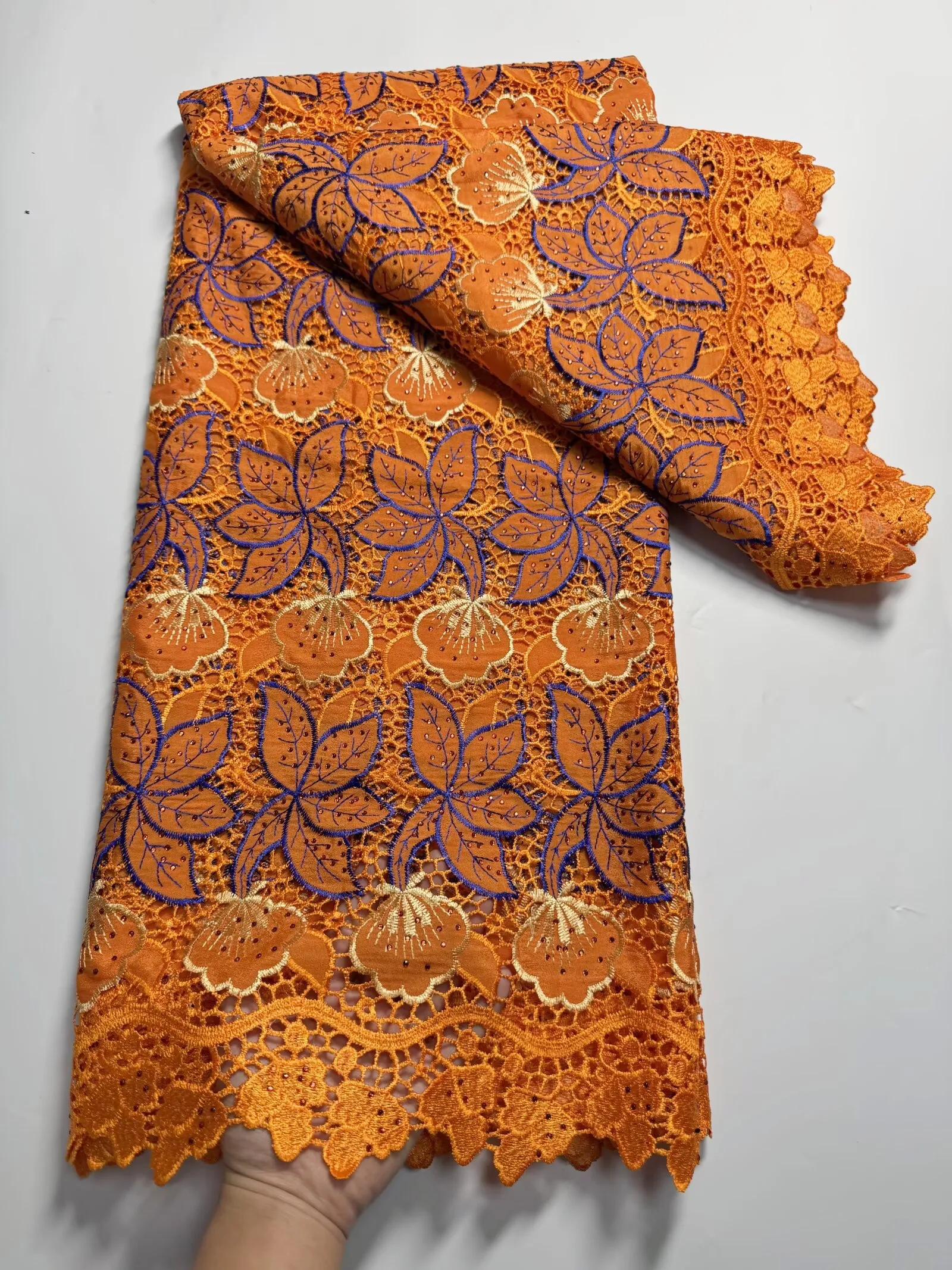 

Шифоновая ткань, нигерийский тюль с камнями, высококачественное кружево 2026, вышитая африканская сетчатая ткань для выпускных платьев, 5 ярдов