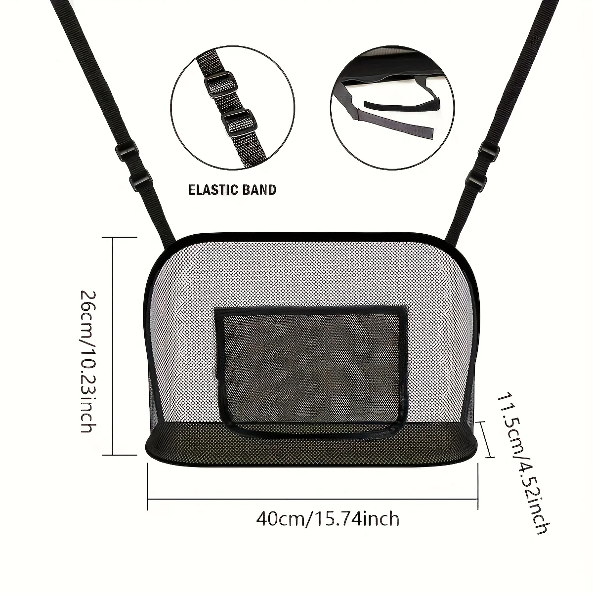 سعة كبيرة مقعد السيارة صافي جيب حقيبة يد محفظة حامل شبكة الحقيبة الخلفية بين مقاعد حقيبة التخزين المنظم اكسسوارات السيارات