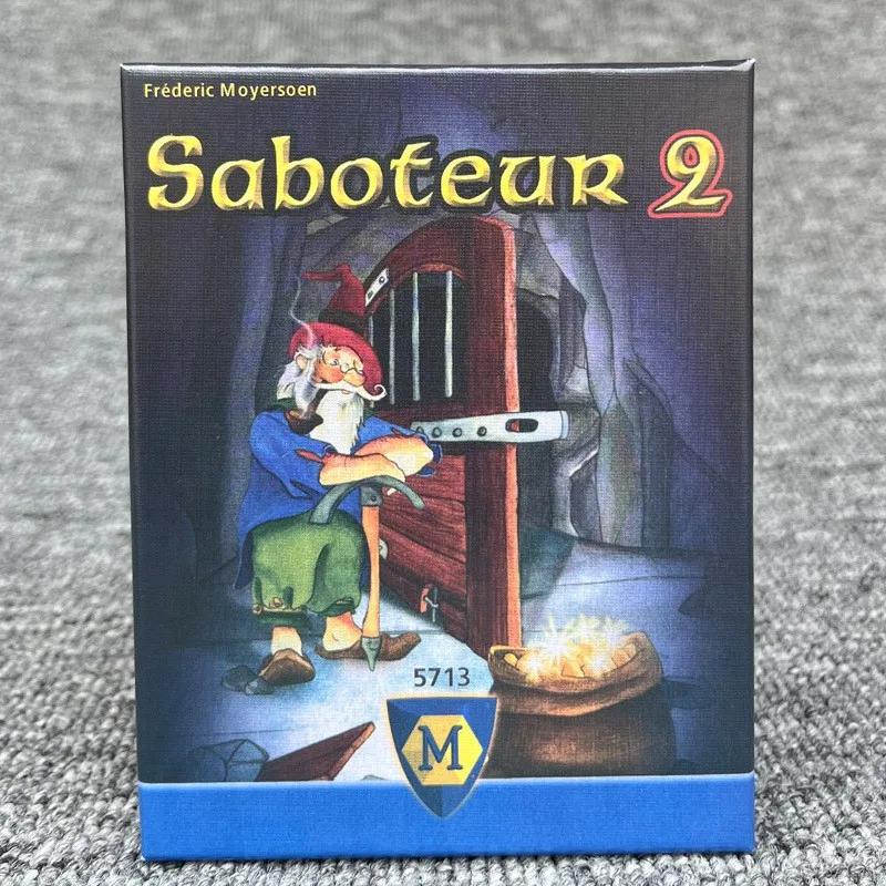 English Version Saboteur Dwarf Gold Mine Board Game Casual Party Tabletop Card Game Dwarf Miner Pit Game Play Cards