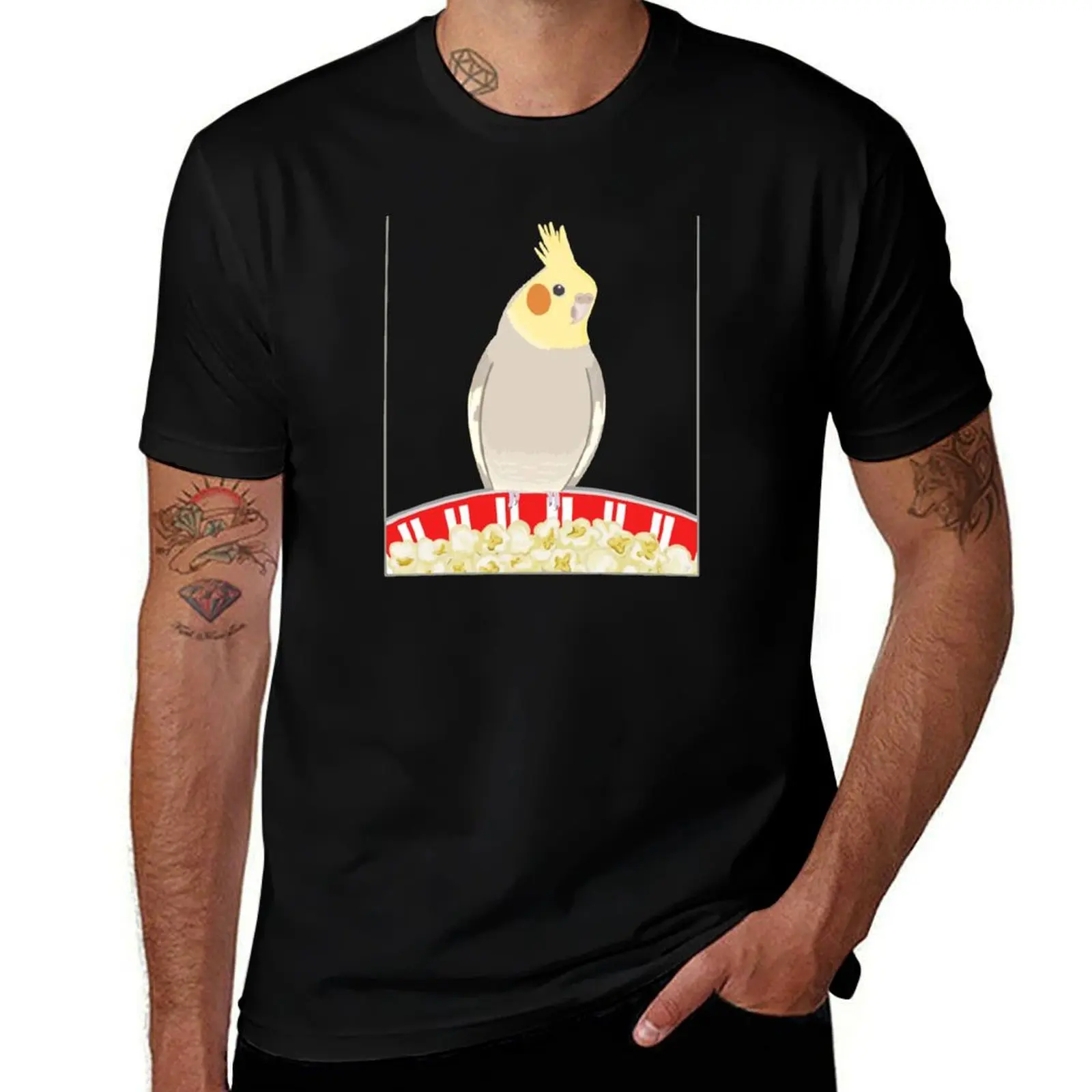 P for popcorn 2 T-Shirt Lightweight Print T-Shirt