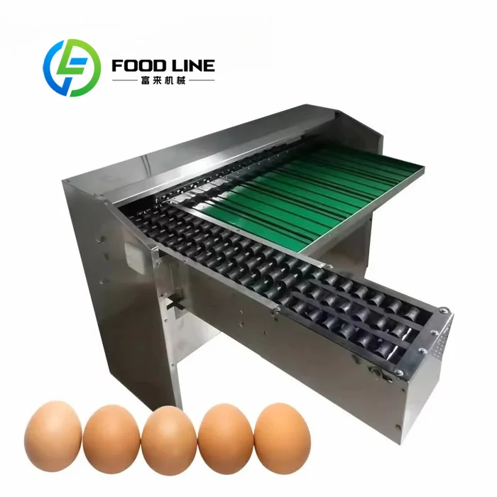 Egg Sorting Machine Multi Channel Sorting Structure Works As Egg Grading Machine To Process Multiple Egg Rows Simultaneously
