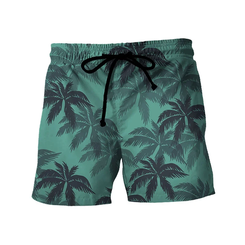 

Plants Flower Beach Shorts For Men 3d Print Mushroom Graphic Swimming Trunks Summer Beachwear Hawaiian Street Loose Short Pants