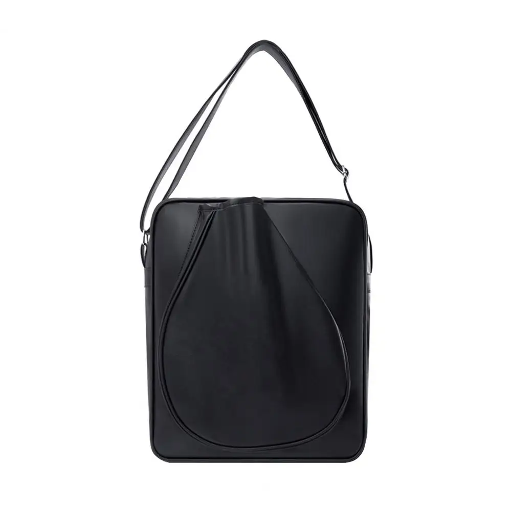 

Сумка для теннисных ракеток, вместительная сумка для бадминтона с водонепроницаемым дизайном для ракеток Pickleball, слинг через плечо из искусственной кожи