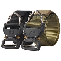 1pc Men's Belt Outdoor Tactical Belt Multi-Function Buckle Nylon Belt High Quality Alloy Buckle Belt Sports Canvas Neutral Belts