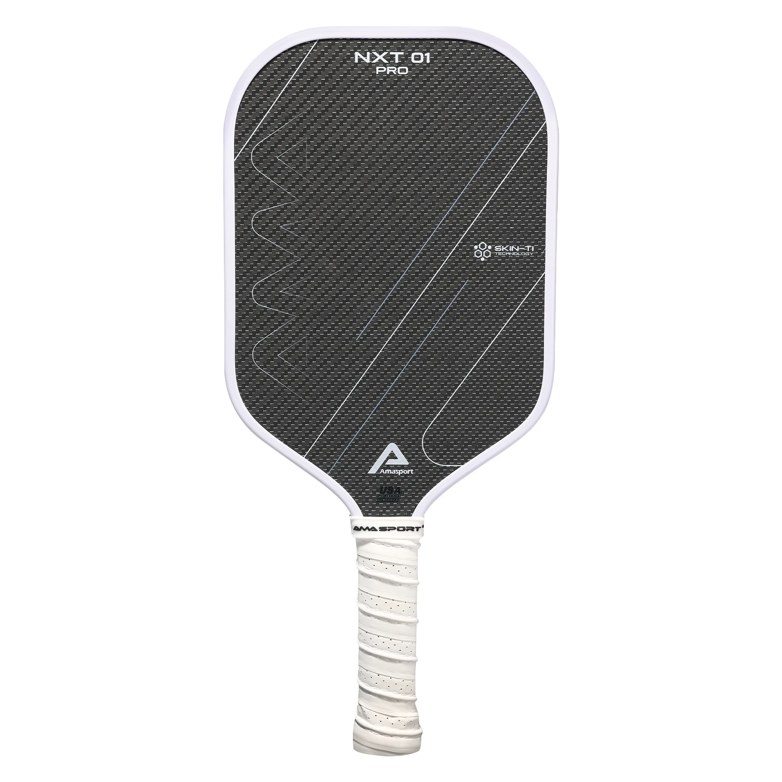 AMA SPORT NXT01 Pro Titanium Propulsion Frame Durable New Technology Core Roughness Friction Pickleball Paddle - Image 2