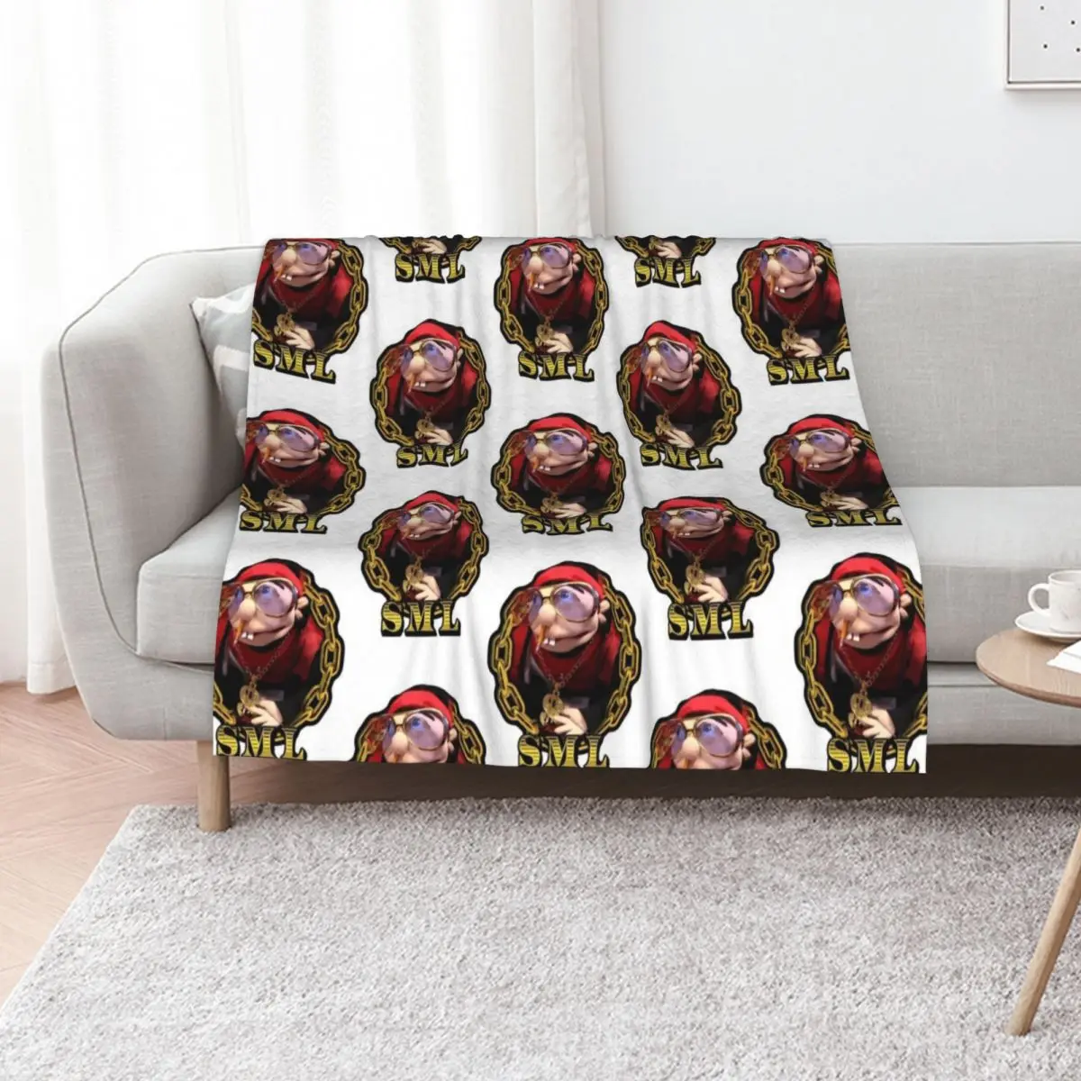 

Rapper Jeffy Throw Blanket Color Fast Cozy Throw Blanket