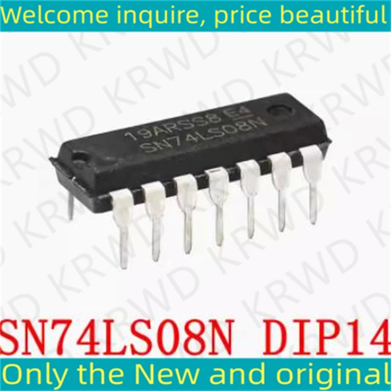 10PCS   New and Original Chip IC SN74LS08N 74LS08  DIP-14