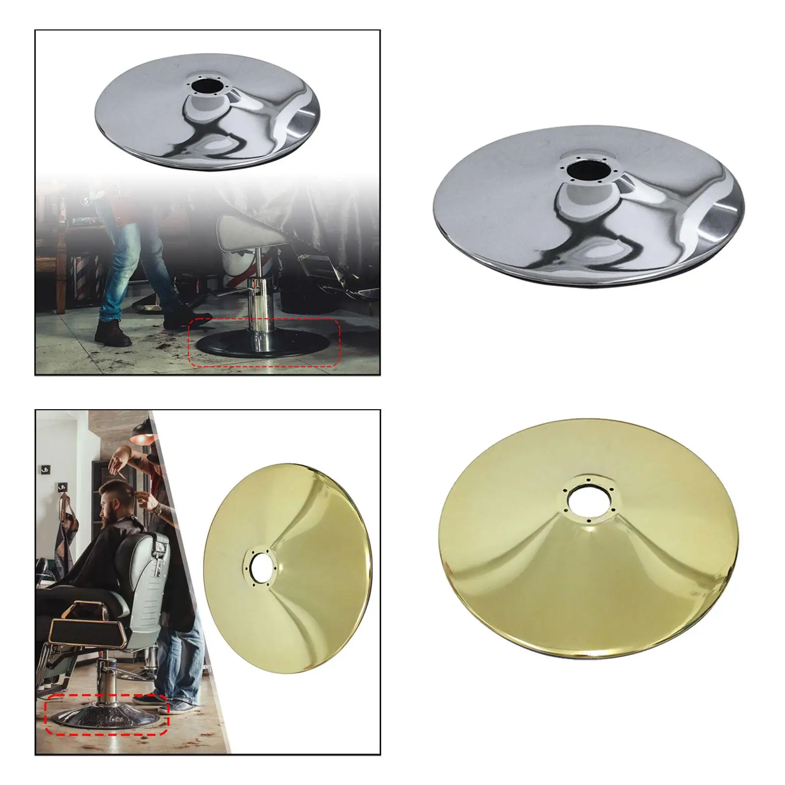 

Barber Chair Pump Base Salon Chair Hydraulic Base Accessories Spare Round Bottom