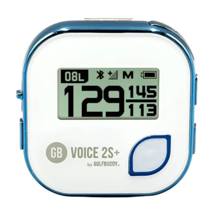 

Голосовой GPS-дальномер для гольфа Voice 2 с дальностью действия 1000 ярдов, водонепроницаемый, сине-черный, точное измерение расстояния
