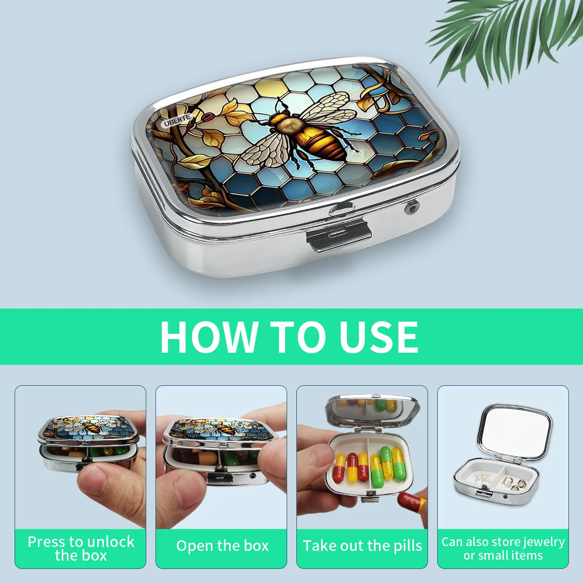 

Дорожные футляры Прекрасные цветные медицинские металлические органайзеры для ювелирных изделий Бытовой держатель Железный шкаф Маленький контейнер для таблеток