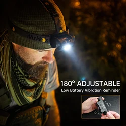 Wurkkos HD50 21700 torcia da pesca 4000LM IP67 faro EDC campeggio escursionismo luci a LED XHP50.3 HI + LH351D + 660nm coda magnetica