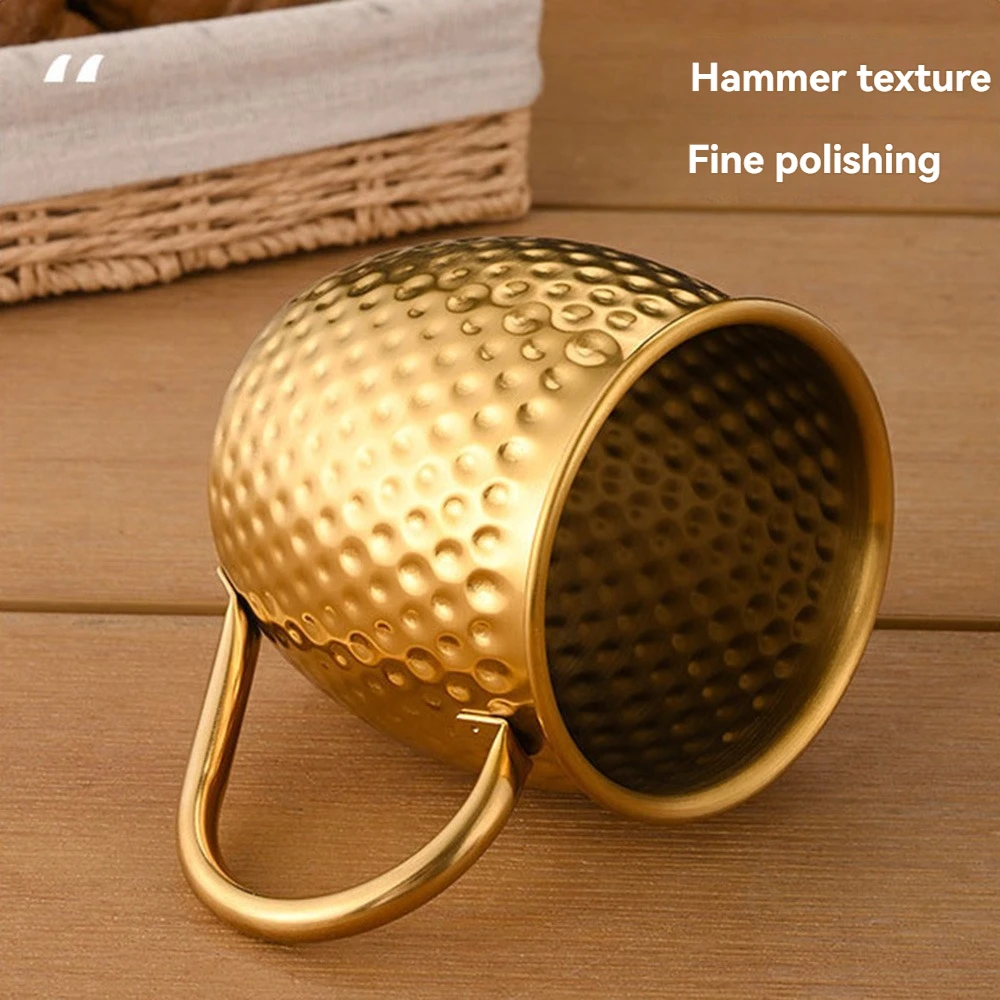 Taza de caballo de acero inoxidable Moscow pack, barra de cocina, taza de cerveza, taza de café, taza de utensilio para beber