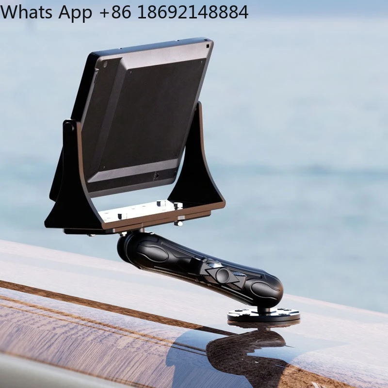Fish finder bracket Aluminum alloy porous position universal adjustment Speedboat GPS navigation