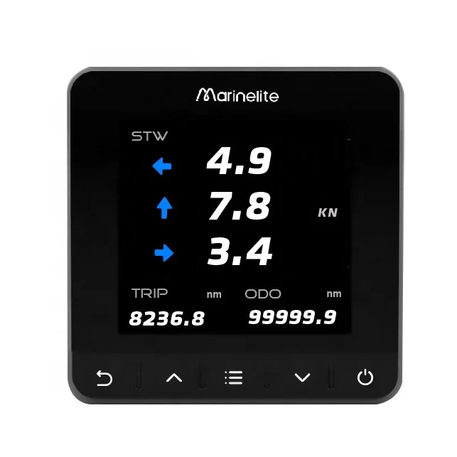 MARINELITE DC 24V Multifunction Instrument 4.2 Inch Industrial Touch Screen Capacitive Ip67 Fully Waterproof Marine/yachts