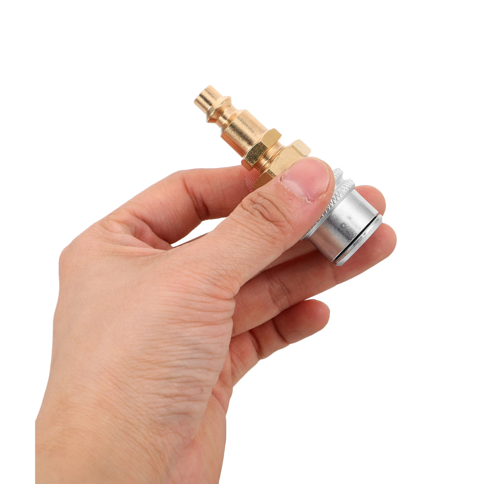 

Tire Inflation Chuck Selflocking Air Pump Accessories Quick Connect Fittings Copper Tire Machine Nozzle Chuck Adapter Durable