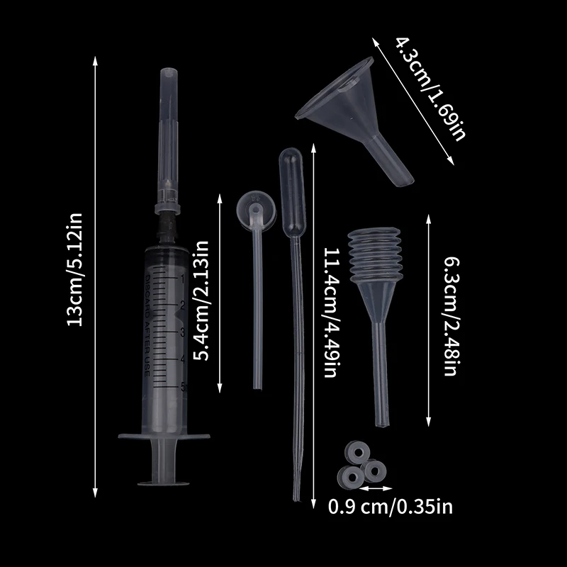 Набор инструментов для заправки духов, пластиковый диффузор, шприц, соломка с пипеткой, воронка с распылителем, необходимые косметические инструменты, 8 шт./набор