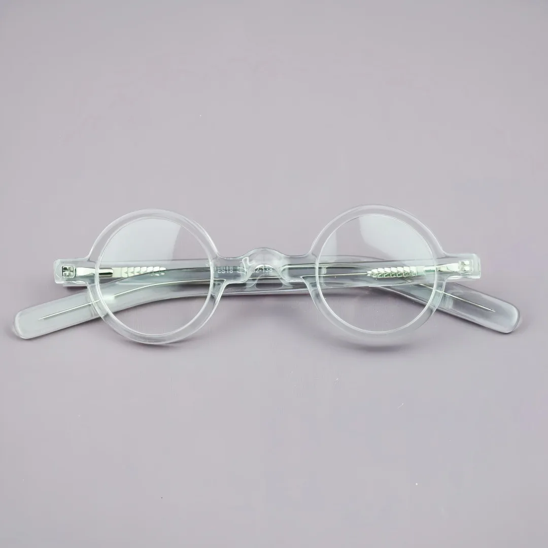 

Acetate glass frame for Male Hand Made Round Eyeglasses Good Quality Small Round Vintage Style Glasses Frames Women