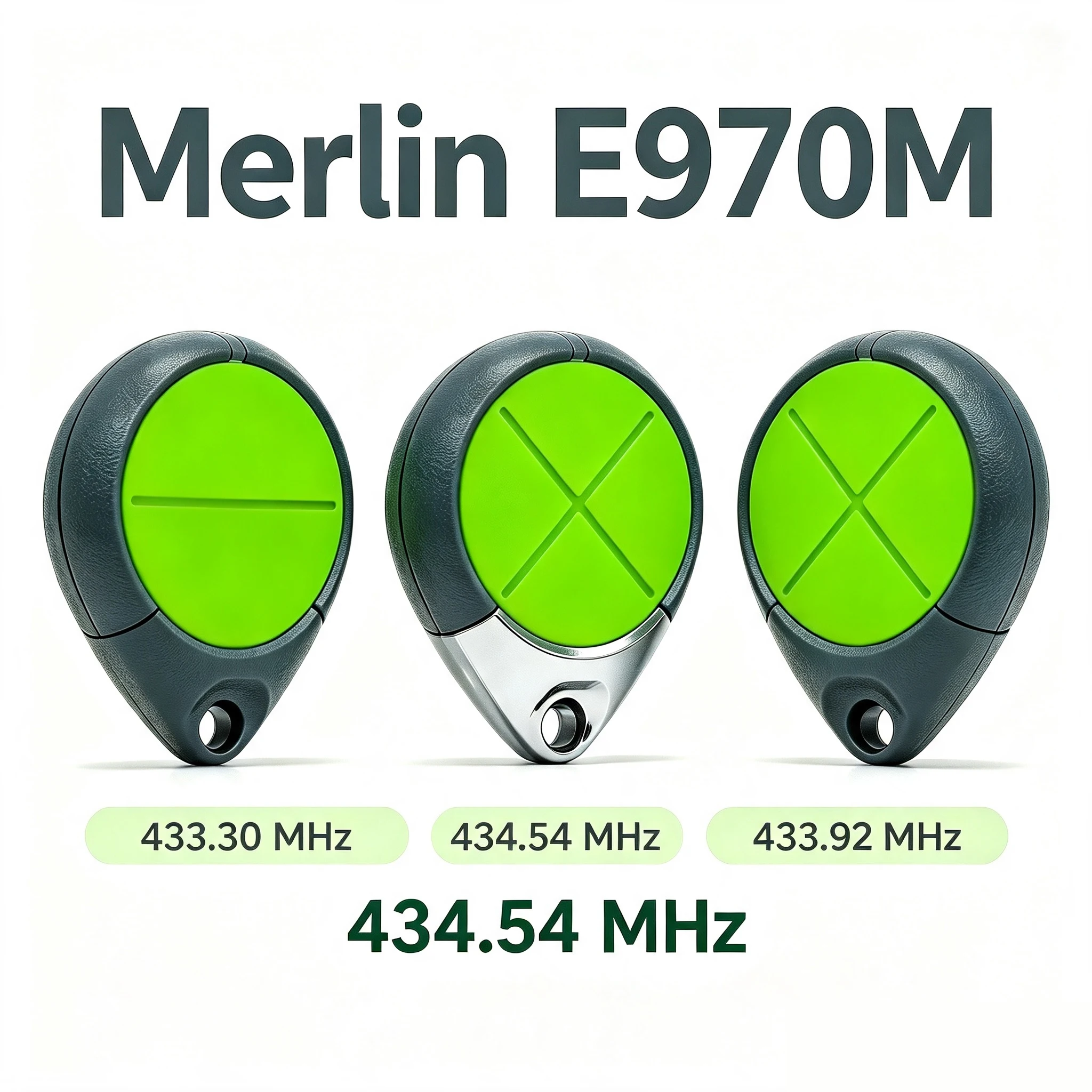 3 Styles Merlin E970M E945 950M Security 2.0 CR550 MR650 ST50EVO MGS300 MGS500 MT60P Garage Door Remote Control Gate Transmitter