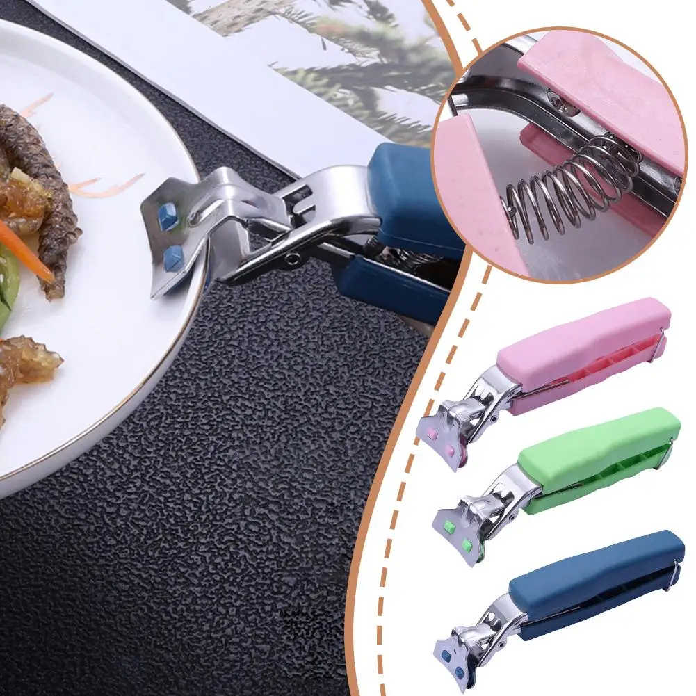 Stainless Steel Dishwasher Lifting Tray Multipurpose Clip Anti-slip Household Anti-scald Dish Gadgets Kitchen Holder A0P0