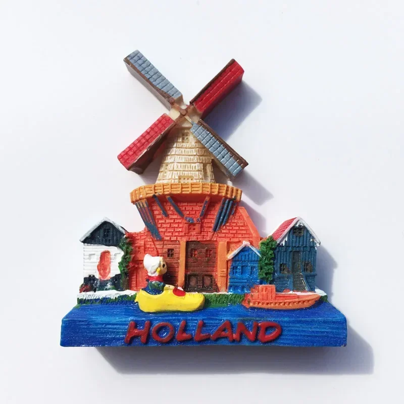 Netherlands Fridge Magnets Holland Tulips Bicycles Wooden Shoes Dutch Capital Amsterdam  Decoration Crafts Magnetic sticker