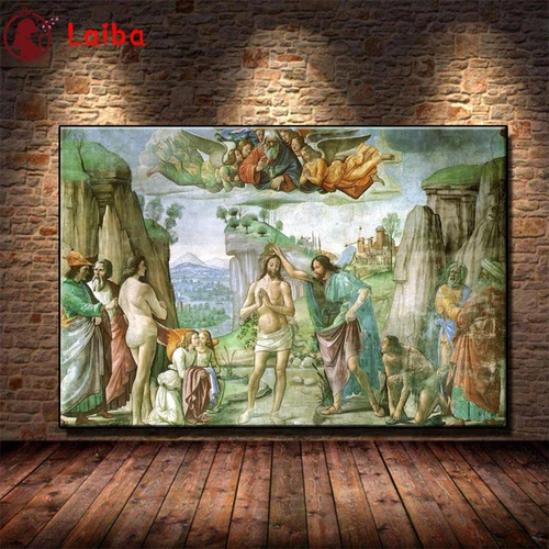 전체 드릴 다이아몬드 페인팅, 5D 다이아몬드 자수, 십자수, 모자이크 모조 다이아몬드, 금성의 탄생, 유명한 르네상스, DIY 