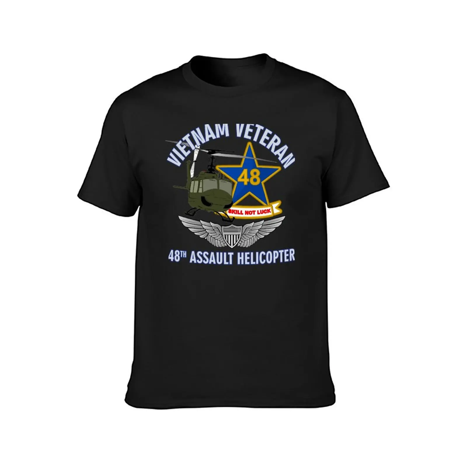 48th Assault Helicopter Co. - Vietnam T-Shirt Blouse vintage customs design your own fitted t shirts for men