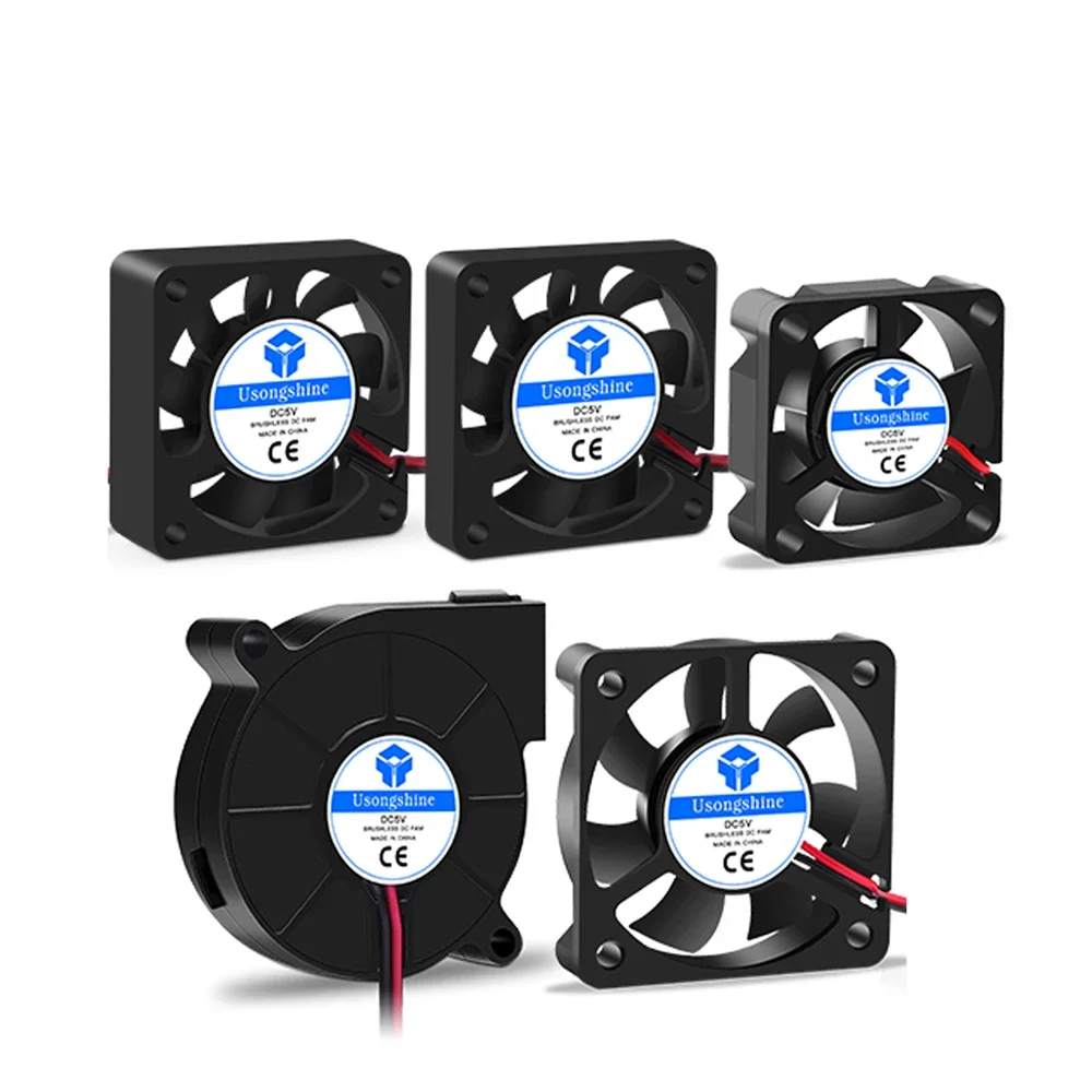 

3010 4010 4020 5010 5015 12V 24V Cooling Turbo Fan Brushless 3D Printer Parts 2Pin For Extruder DC Cooler Blower Fans 1PC