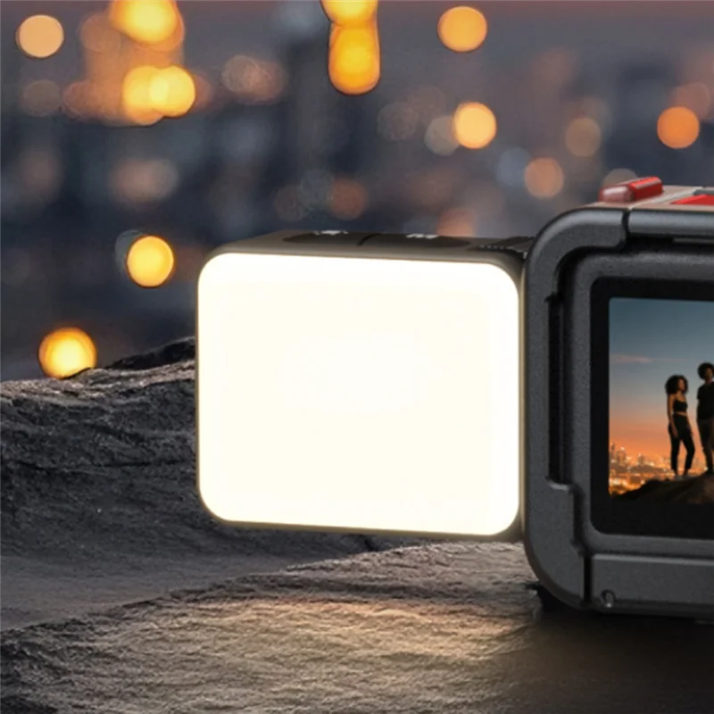 

B03B-Beauty Light для DJI Osmo Action5/4/3, магнитный многоцветный светильник для селфи, велоспорта, видеоблога