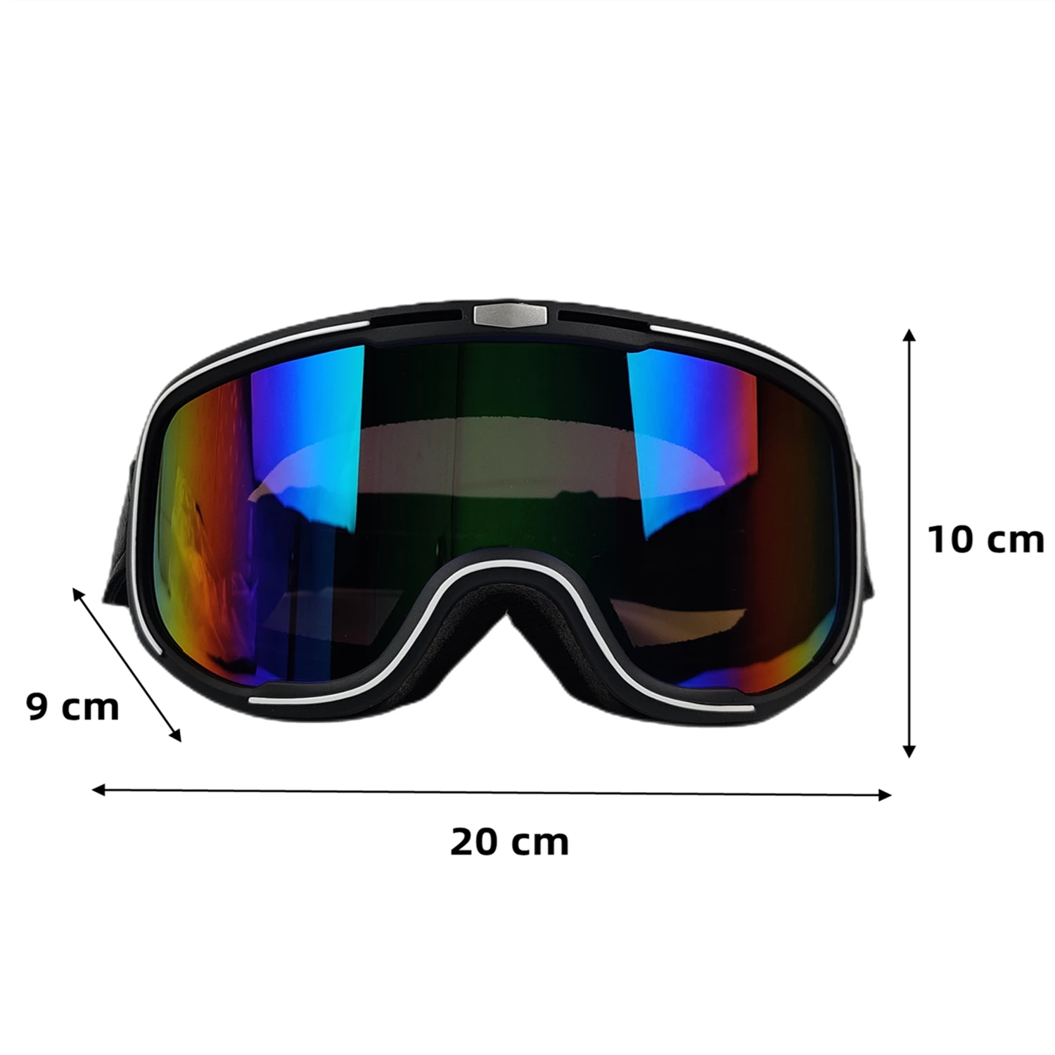 Ski Goggles Retro Motorcycle Goggles Skiing Glasses Cafe Racing ATV Chopper Anti-fog Soft Durable Cycling Sunglasses Scooter