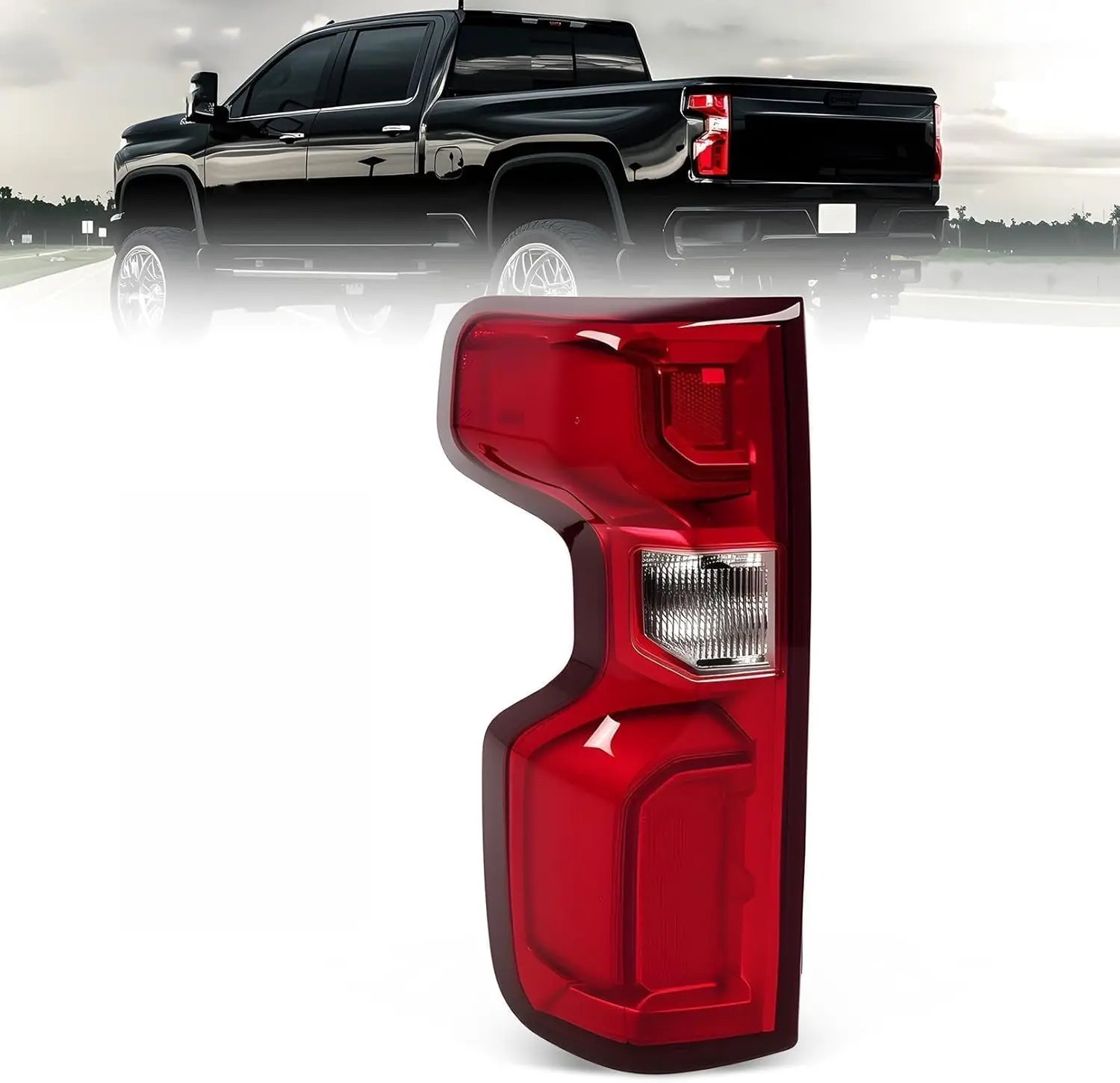 

Left Tail Light Assembly for 2019-2023 Silverado 1500 2500HD 3500HD (Left)