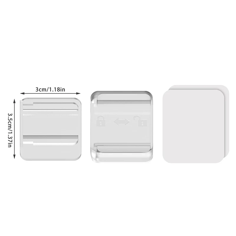 Car Toll Pass Holder Adhesive Sticky ETC Bracket Adhesive Removable Easy Installation Compact Toll Pass Holder For Windshield