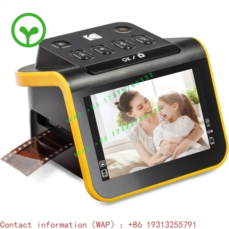 【Best-selling】Quickly Convert Negatives & Slides To Digital 22MP JPEG Photos,Slide N SCAN Film & Slide Scanner Digitizer With 5”
