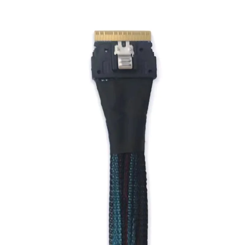 

Компактный высокоскоростной кабель Pcie 4.0 Slimsas SFF8654 8I до 8I серии 9500 Доступный кабель Nvme Внешний адаптер видеокарты 1 м