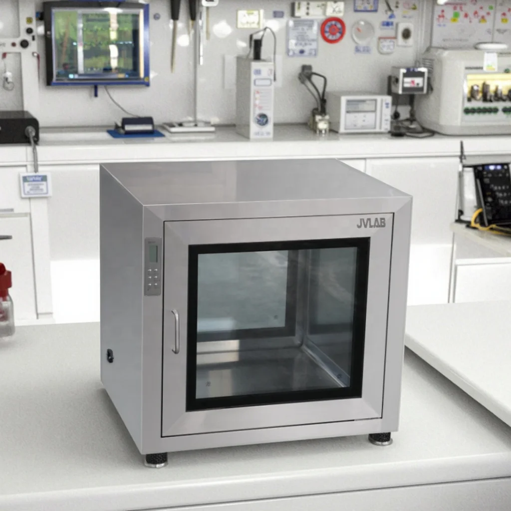 JVLAB Customizable OEM Pass Box High Quality SUS Transfer Window Air Convection Preventer for Biological Lab Drying Equipment